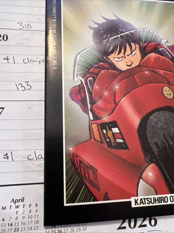 Akira #5 1st Printing Comic Book Epic Marvel Comics 1988 1989 Katsuhiro Otomo