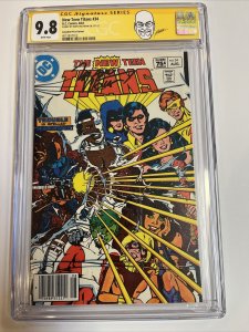 New Teen Titans (1982) # 34 (CGC 9.8 SS) Signed Wolfman | CPV Canadian |Census=1