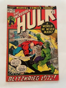 Incredible Hulk # 155 FN Marvel Comic Book 21 LI7