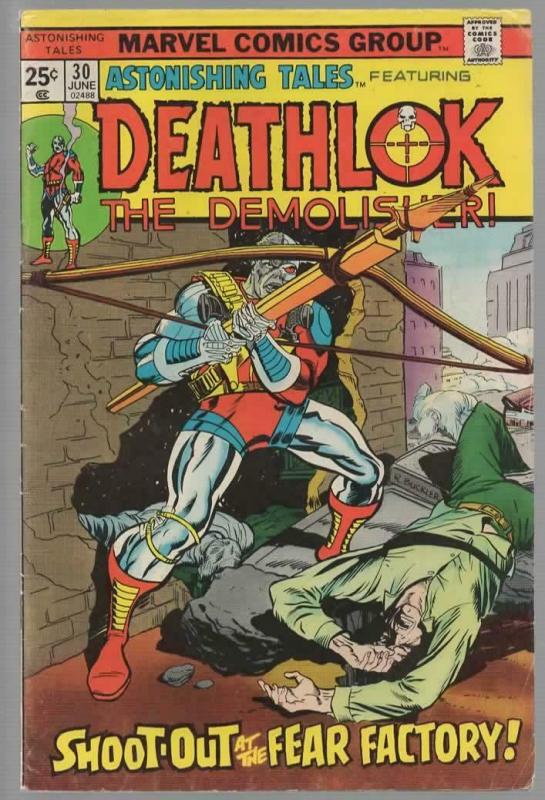 ASTONISHING TALES 30 VG June 1975 Deathlok