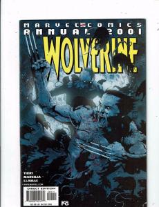 Lot of 2 Wolverine Annual Marvel Comic Books #'00 '01 MS16