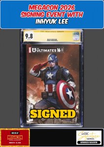 ULTIMATES #16 CGC SS 9.8 INHYUK LEE SIGNED MEGACON PRESALE
