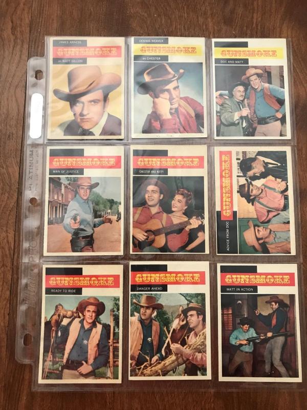 1958 Topps TV Westerns Complete Card Set of 71 - ExMt to NM