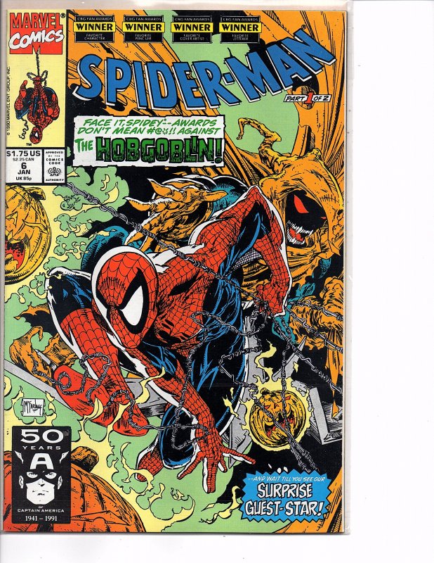 Marvel Comics Spider-Man #6 Todd McFarlane Story & Art Ghost Rider Hobgoblin