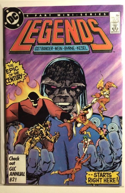 Legends #1 Direct Edition (1986) 1st Waller