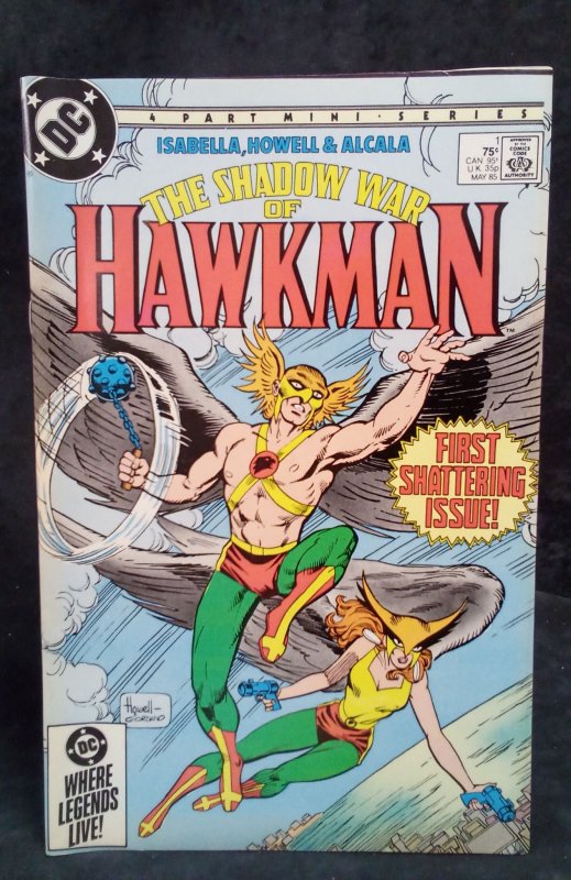 The Shadow War of Hawkman #1 Newsstand Edition (1985)