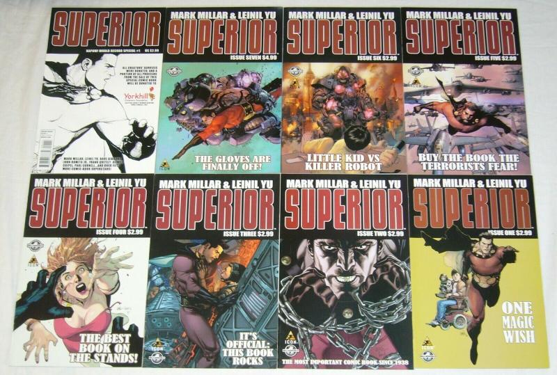 Superior #1-7 VF/NM complete series + special - mark millar - leinil francis yu 