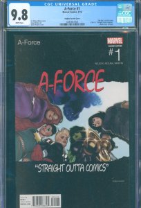 A-Force #1 (Mar 2016, Marvel) Hughes Hip-Hop Variant CGC 9.8