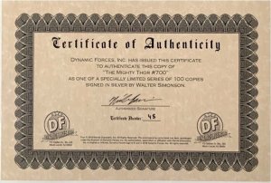 The Mighty Thor #700  Wraparound Cover SIGNED WALTER SIMONSON W/COA MARVEL NM.