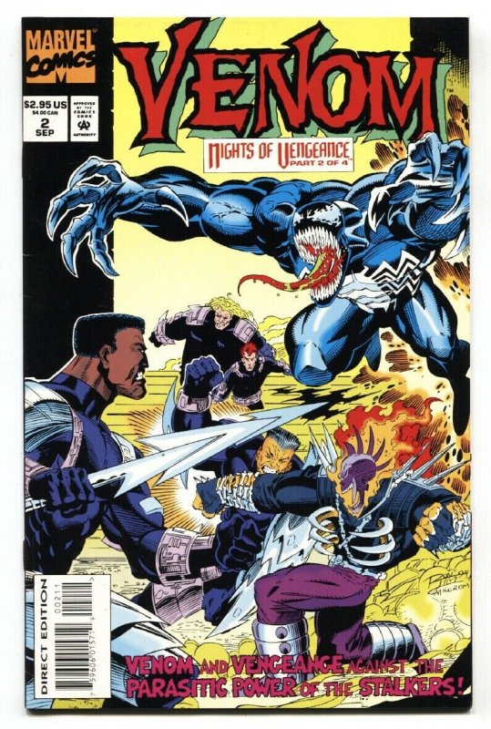 Venom: Nights of Vengeance #2-1994 Second issue Comic Book NM-