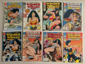 Wonder Woman comics lot #46-100 + 1 special 52 diff avg 7.0 (1990-95)