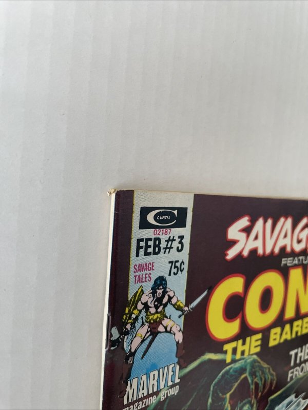 Savage Tales Featuring Conan   #3 Marvel Magazine
