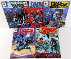 Shadow Lot 5 #11, 13, 14, 15, 19 Valiant Comics (1993) VF+ 1st Print Comic Books