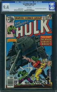 Incredible Hulk #229 (1978) CGC 9.4 NM