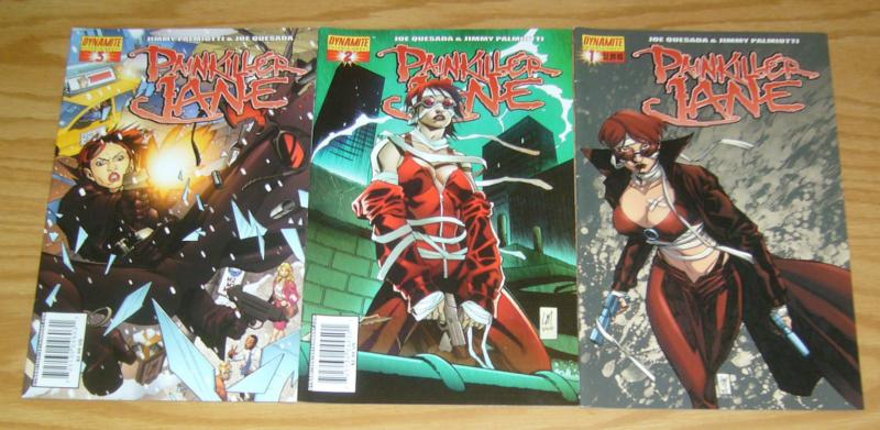 Painkiller Jane vol. 3 #1-3 VF/NM complete series - all lee moder variants set