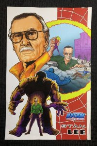 STAN LEE New York Comic Book Marketplace 11x17 Poster FN 6.0 NYCBM