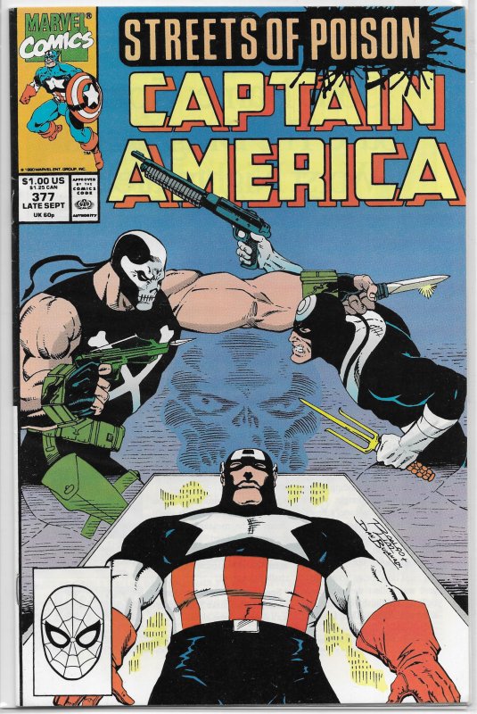 Captain America   vol. 1   #377 FN (Streets of Poison 6)