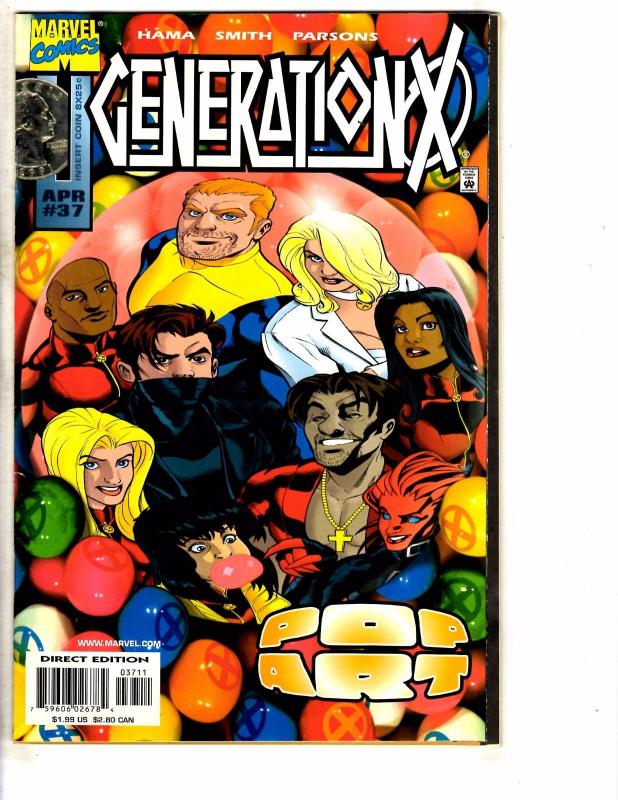 Lot Of 7 Generation X Marvel Comic Books # 36 37 47 49 55 56 58 X-Men Storm RC16