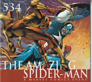 Amazing Spider Man # 524  Spidey vs Captain America 1