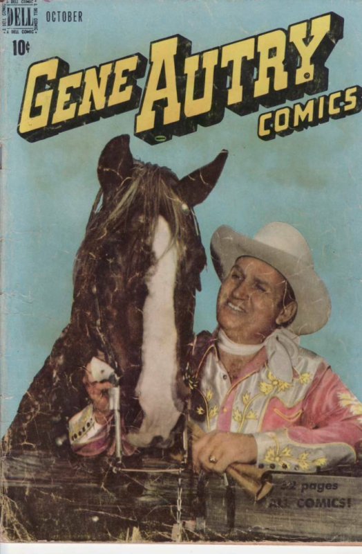 GENE AUTRY #32 JESSE MARSH ART 1949 EGYPTIAN COLLECTION G