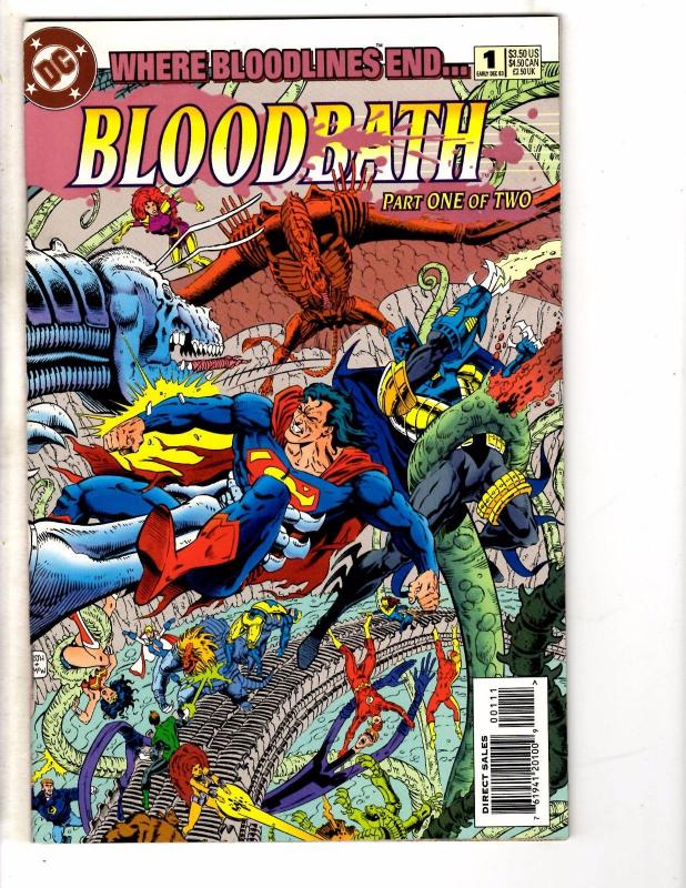 Bloodbath Complete DC Comics Limited Series 1 2 Batman Flash Superman Atom J210