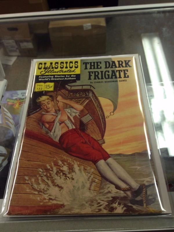 Classics Illustrated #132  The Dark Frigate FN+/VF- 1st Printing