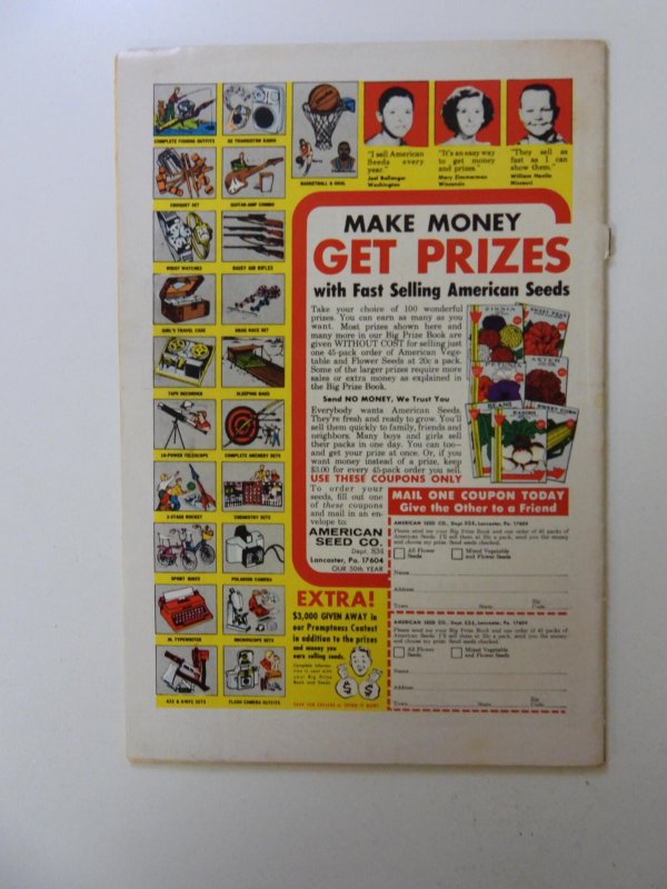 The Atom #36 (1968) VG+ condition top staple detached from cover