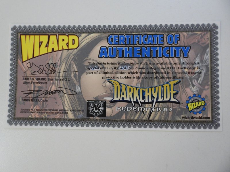 Darkchylde: Redemption #1/2 Wizard Exclusive W/COA VF/NM Condition