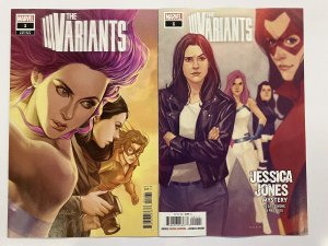 VARIANTS #1 CVR A + 1:25 ASHLEY WITTER 2022 MARVEL VF+ JESSICA JONES PROSHIPPER