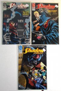 1990 Shadow Strikes Lot of 3 #7, 9, 14 DC Comics VF/NM 1st Print Comic Books