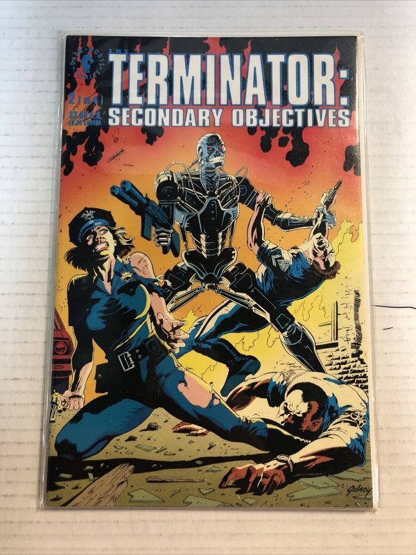 Terminator Secondary Objectives (1991) #1-4 VF/NM Complete Series ~ Dark Horse