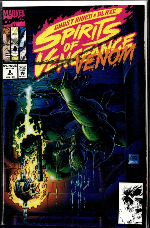Ghost Rider/Blaze: Spirits of Vengeance #6 (1993) Venom