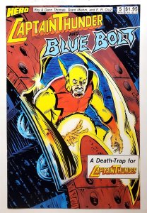 Captain Thunder and Blue Bolt #5 (Feb 1988, Hero) 7.0 FN/VF