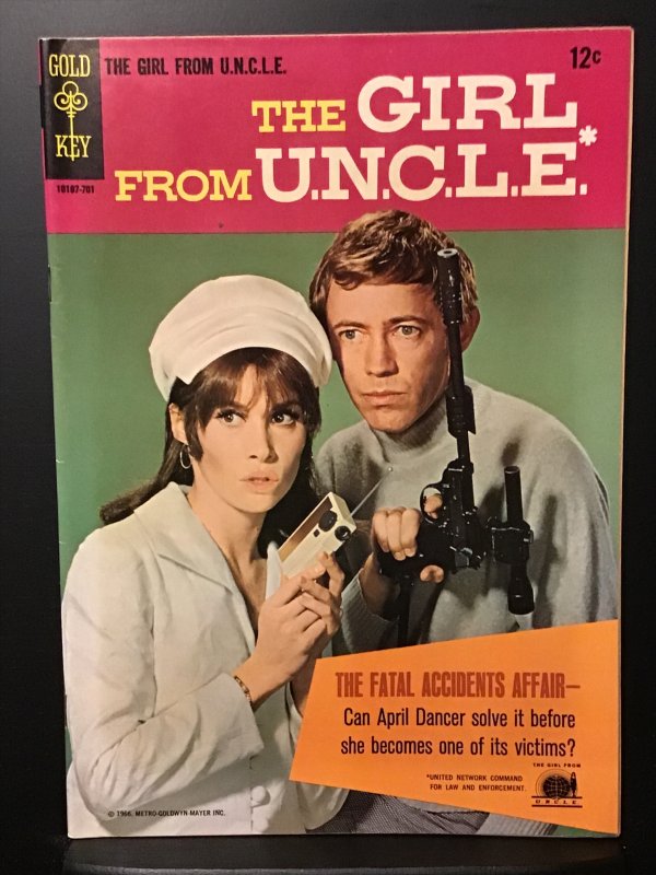 The Girl From Uncle #1 (1967) VF- 7.5 Stephanie Powers photo cover