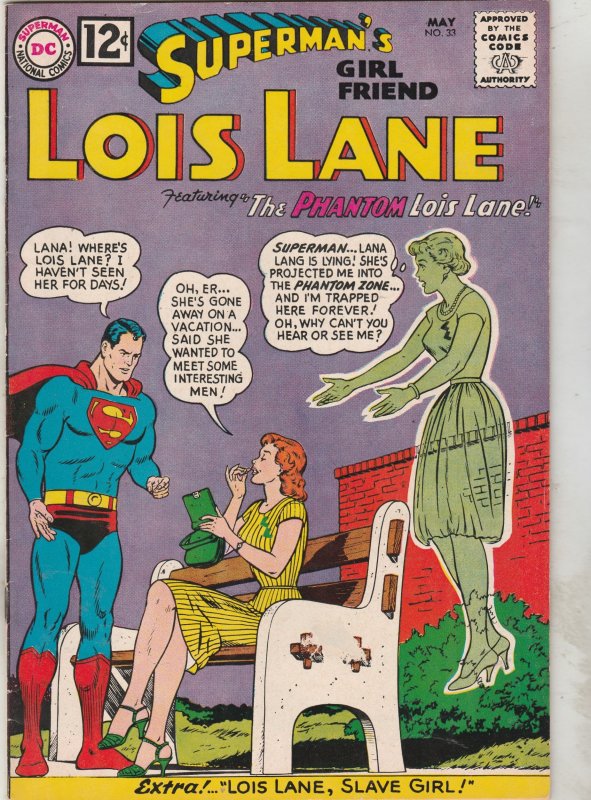 Superman's Girl Friend, Lois Lane #33 1962 High-Grade VF- vs Lana Oregon...