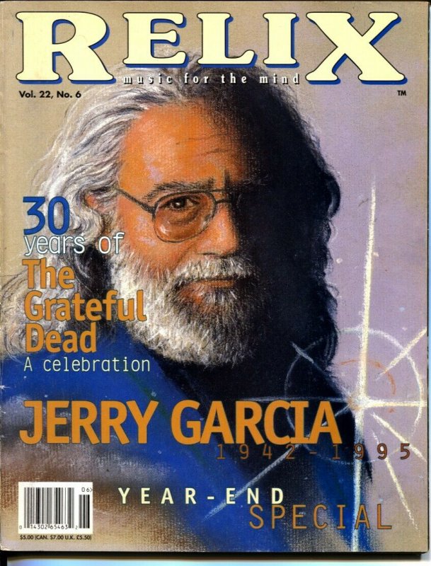 Relix 12/1995-Jerry Garcia Special Issue-Grateful Dead-rock history-G/VG