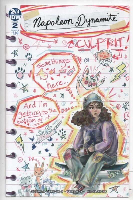 NAPOLEON DYNAMITE #1 2 3 4 A, art cover, NM, IDW, 2019. 1-4 set. 4 issues