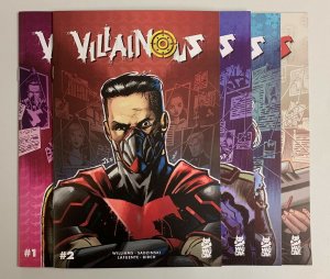 Villainous #1-5 Set (Mad Cave 2020) 1 2 3 4 5 Stonie Williams (9.2+) 