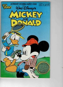 Walt Disney's Mickey and Donald #18 1990 Gladstone Comics