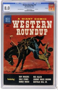 Western Roundup #19 (1957) CGC 8.0 VF