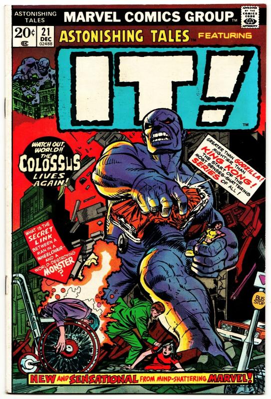 Astonishing Tales Featuring IT! #21 (Marvel, 1973) VF-