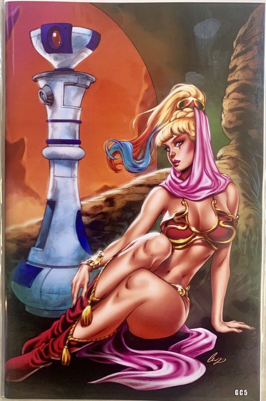 Hardlee Thinn Jeannie Cosplay | PUBLISHER COPIES #5 (3 Matching Covers) - MARAT!