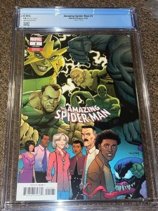 Amazing Spider-Man 1 (2018), Ottley 1:200 Virgin Variant Cover, Graded 9.8