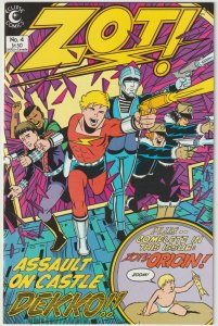 Zot! #4 (Jul 1984, Eclipse Comics), VFN condition (8.0), Origin of Zot