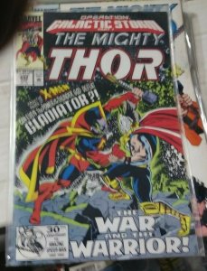 THOR # 445 1992 MARVEL  OERATION GALACTIC STORM-GLADIATOR XMEN