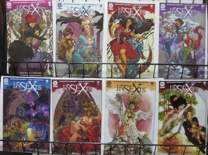 INSEXTS (Aftershock,2015) #1,3-9 VF-NM, Marguerite Bennett,Ariela Kristantina