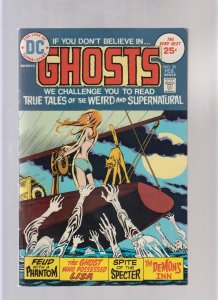 GHOSTS Vol.5 #35 - Cardy cover, Great Babe (6.0) 1975