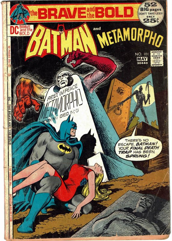 Brave and Bold #101 Batman and Metamorpho  GD-