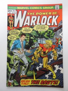 Warlock #6 (1973) vs the Brute! Sharp Fine/VF Condition