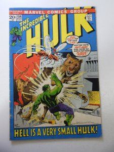 The Incredible Hulk #154 (1972) FN- Condition